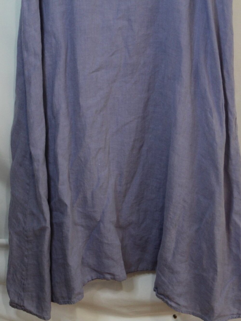 Vintage Blue Fish women's dress size 1 lavender linen natural fiber sleeveless - Picture 4 of 11